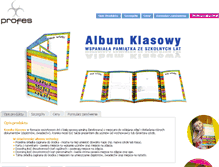 Tablet Screenshot of albumy.profesjonalnydruk.pl